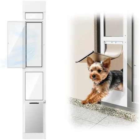 Doggy Door for Sliding Glass Door with Screen Design